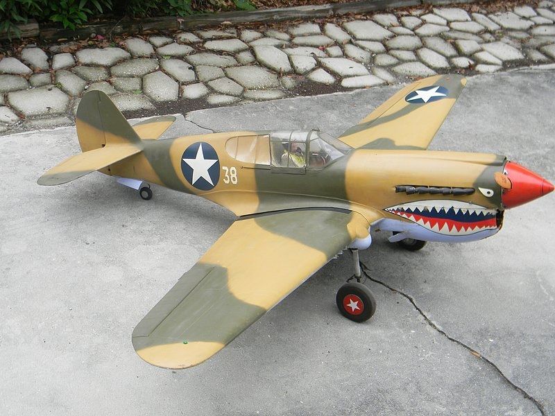 Curtiss P-40 “Warhawk” (1/5.5 Scale) - Parts Set