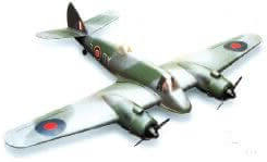 Bristol Beaufighter (70″) designed by Tony Nijhuis - Parts Set only
